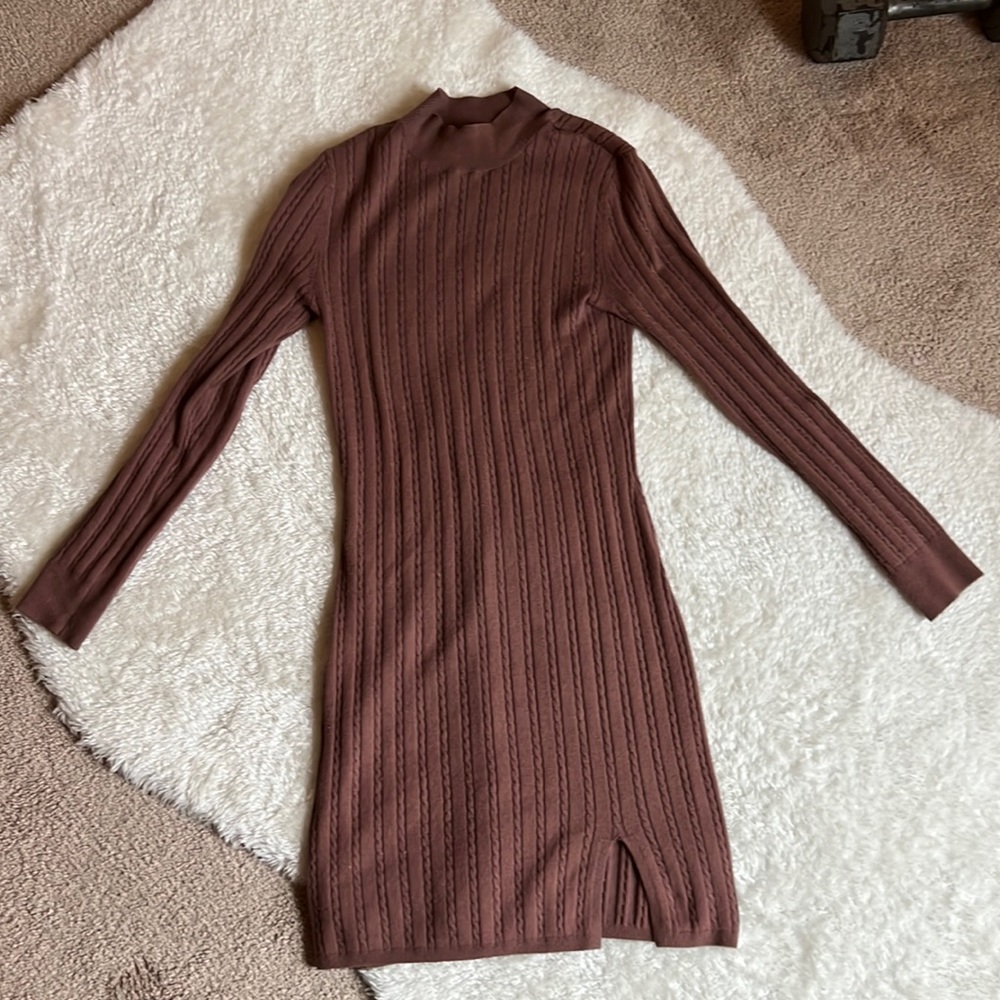 Abercrombie and Fitch Mock Neck Sweater Dress
